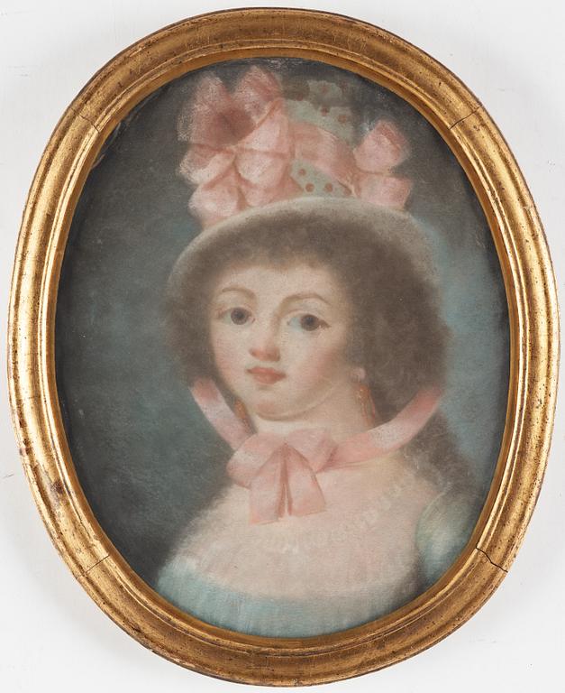 UNKNOWN ARTIST, 18/19th Cenrury, pastel, signerad Christian Sjöberg and dated 1821 verso.