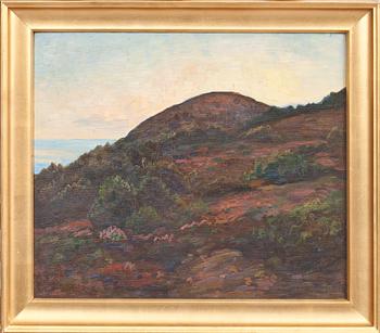 HERMAN ÖSTERLUND, olja på duk. Sign.