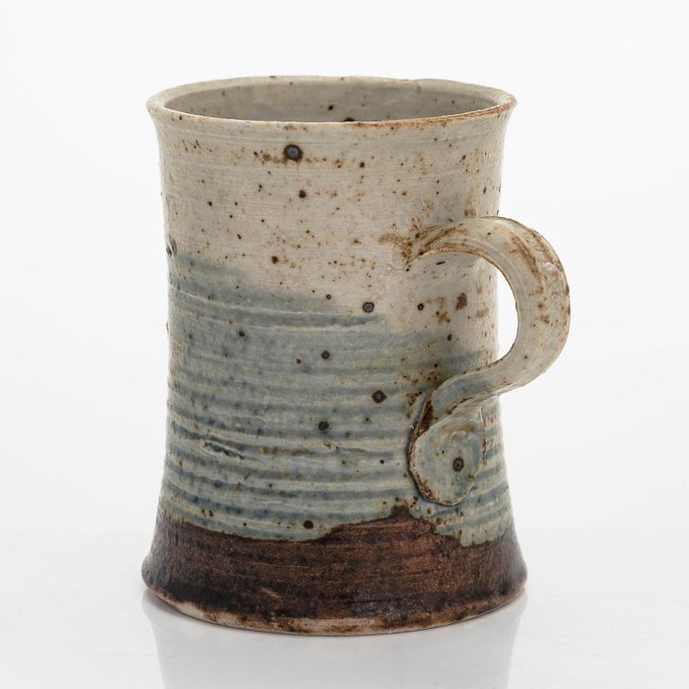 Kyllikki Salmenhaara, a stoneware mug signed KS Arabia.