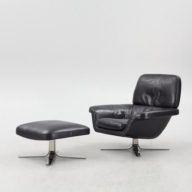 Rodolfo Dordoni, a 'Blake Soft' armchair with ottoman, Minotti, Italy.