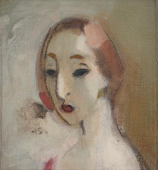 355. Helene Schjerfbeck, "Ung kvinna" (Young woman).