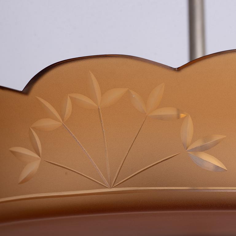 Kosta, attributed to, a ceiling lamp, 1930s.