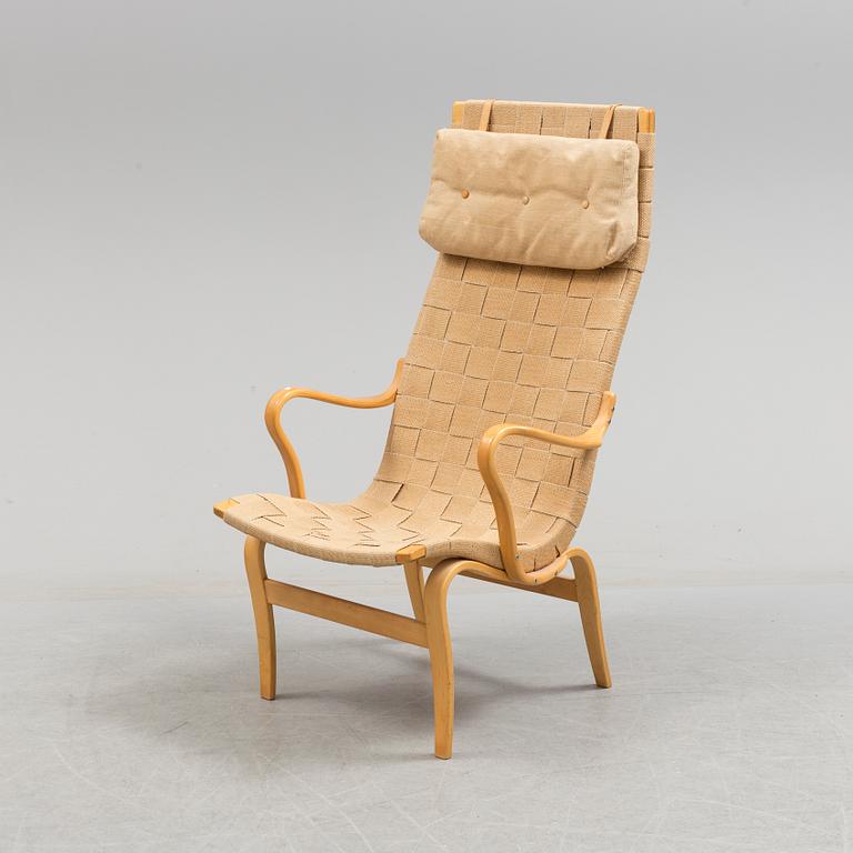 An armchair "Eva Hög", by Bruno Mathsson, 1972.