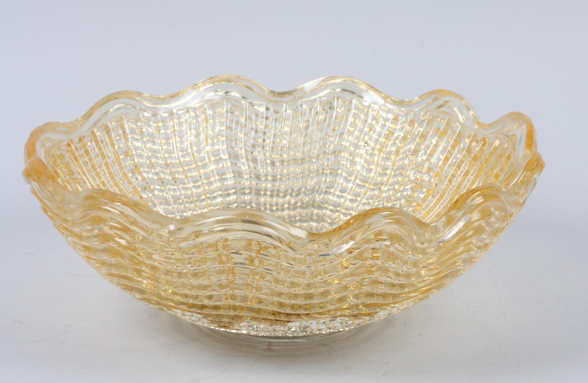 PLAFONDSKÅL, glas, Kosta, 1900-tal.