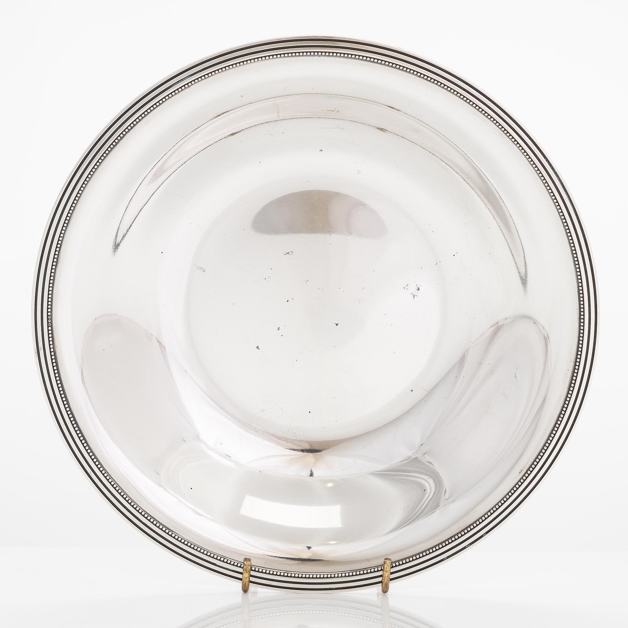Laurits Berth, skål, silver, Danmark 1938.