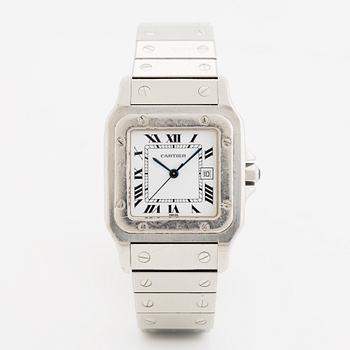 Cartier, Santos Carrée, armbandsur, 29 x 29 (41) mm.