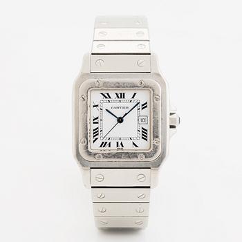 Cartier, Santos Carrée, wristwatch, 29 x 29 (41) mm.