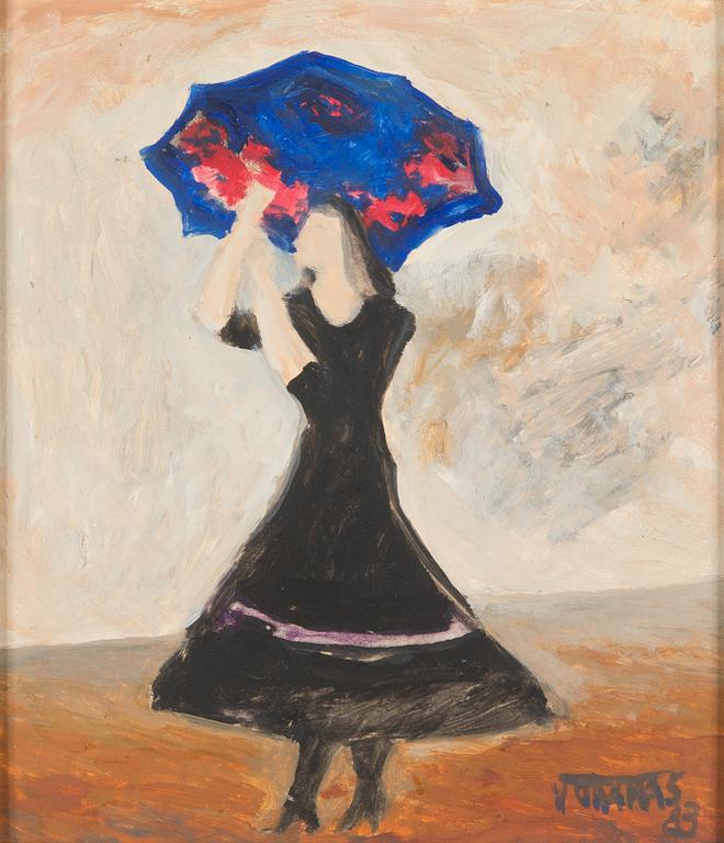 Valdur Ohakas, Kvinna med paraply.