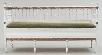 SOFFA, gustaviansk/allmoge, Norrbotten, Råneå socken,  1800-talets första hälft.