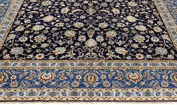 A Kashan carpet of 'Shah Abbas' design, c 376 x 276 cm.