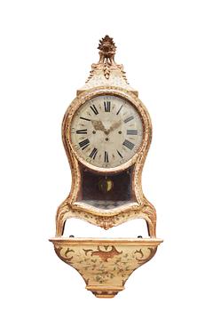 A Swedish Rococo 18th century bracket clock by J Nyberg, master 1787.