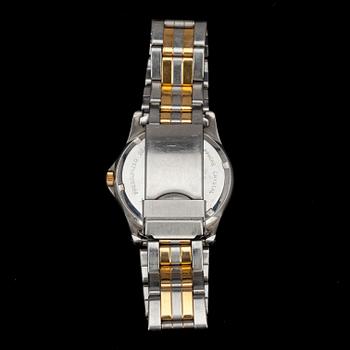 RANNEKELLO, miesten. Glycine, teräs. Sveitsi 1990-luku.