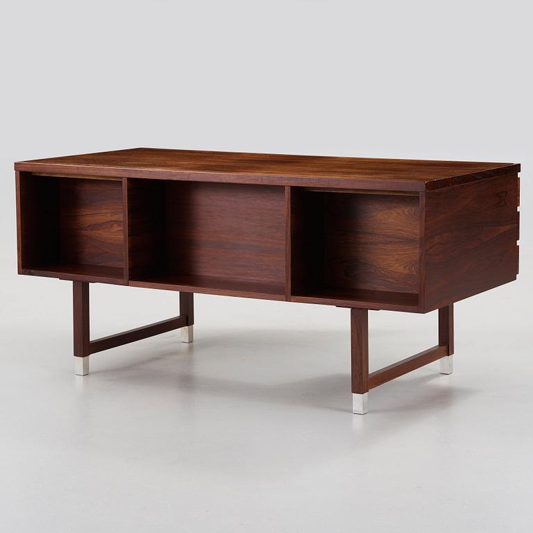 KAI KRISTIANSEN, a palisander desk, Feldballes Møbelfabrik, Denmark 1960-70's.