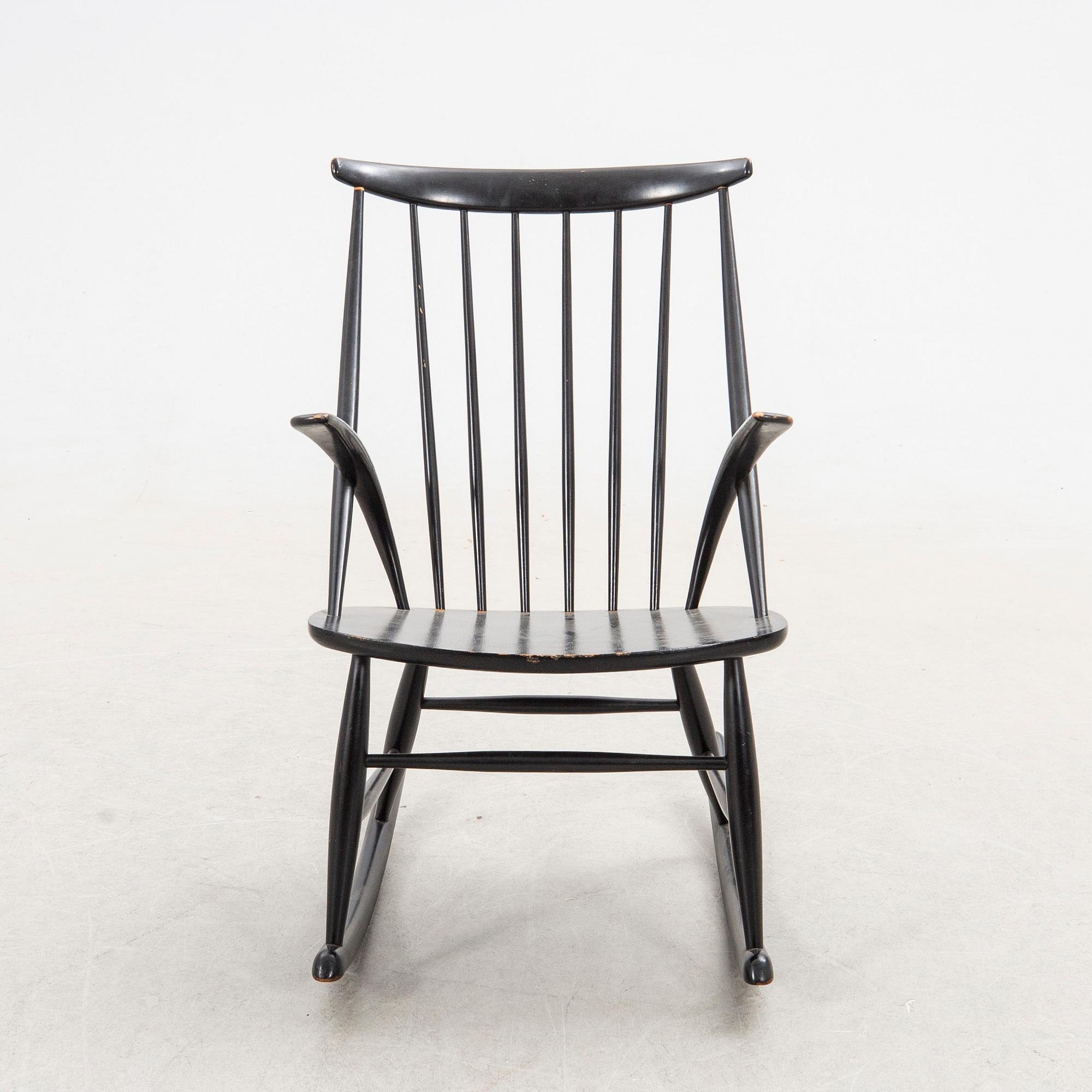 Illum Wikkelsø, gungstol, "Gyngestol Nr. 3", Eilersen, 1900-talets mitt.