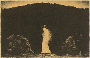 John Bauer, "Trollens Styfdotter".