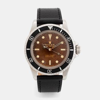 Rolex, Submariner, "Tropical, Meters first, Gilt Dial", ca 1966.