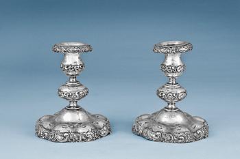 518. A PAIR OF CANDLESTICKS.