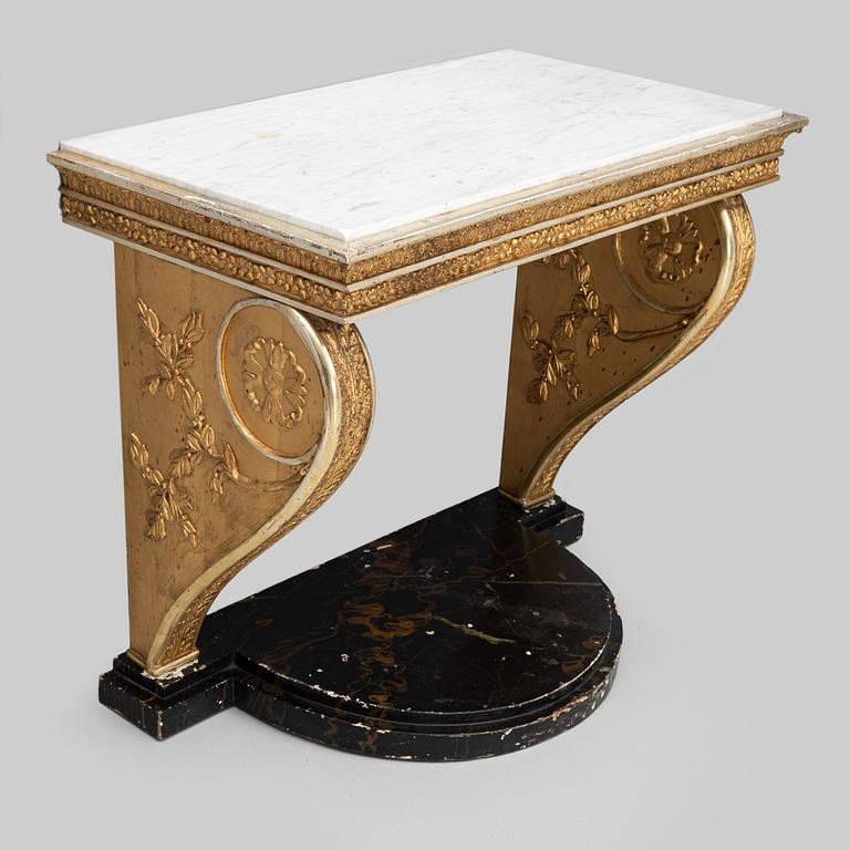 A Swedish Late Empire Console Table, first half of the 19th Century.