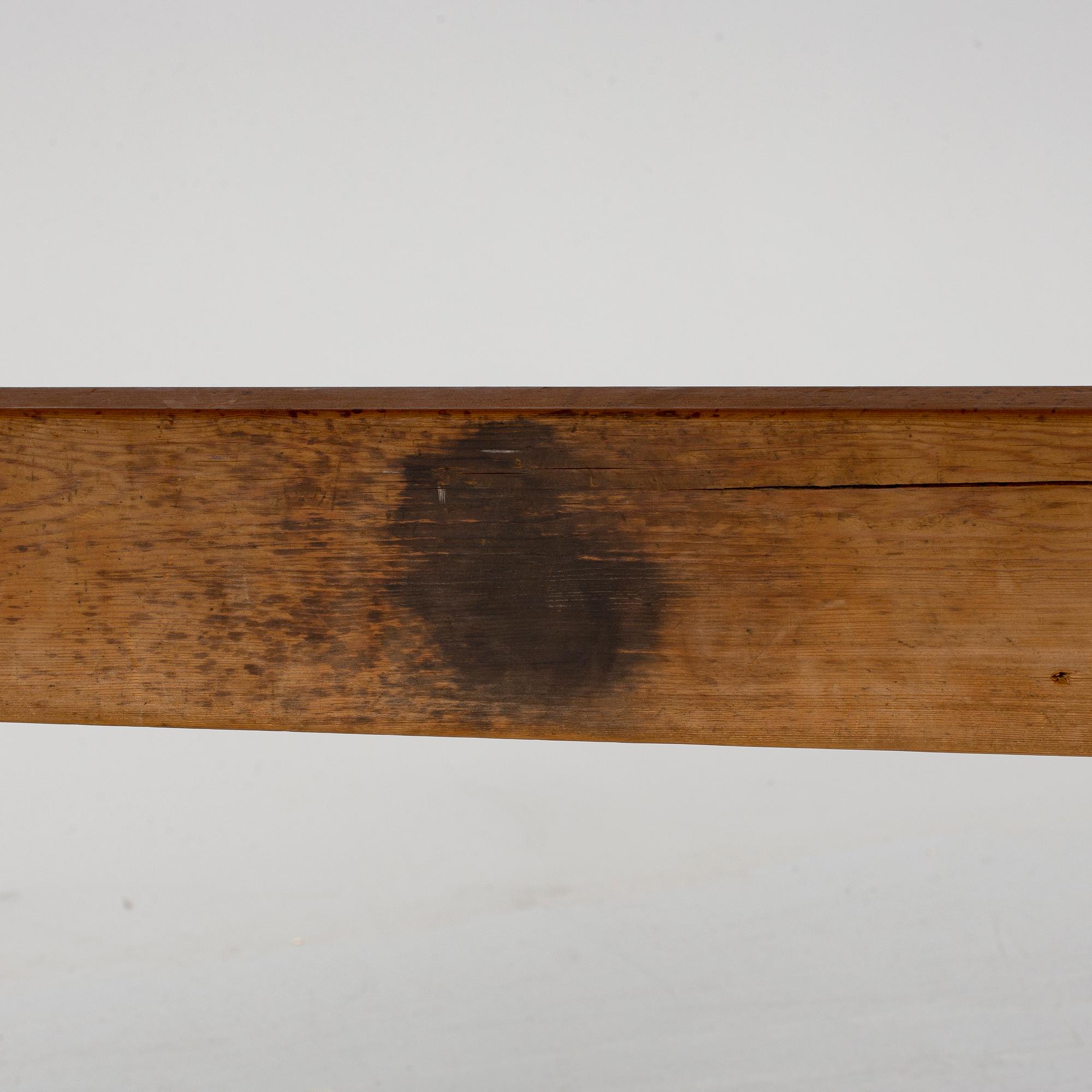 SPORTSTUGEMÖBEL, a pine table, Nordiska Kompaniet, attributed to Axel Einar Hjorth, Sweden 1930's.