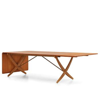 343. Hans J. Wegner, matbord med klaffar, "AT-314", Andreas Tuck, Danmark 1950-60-tal.