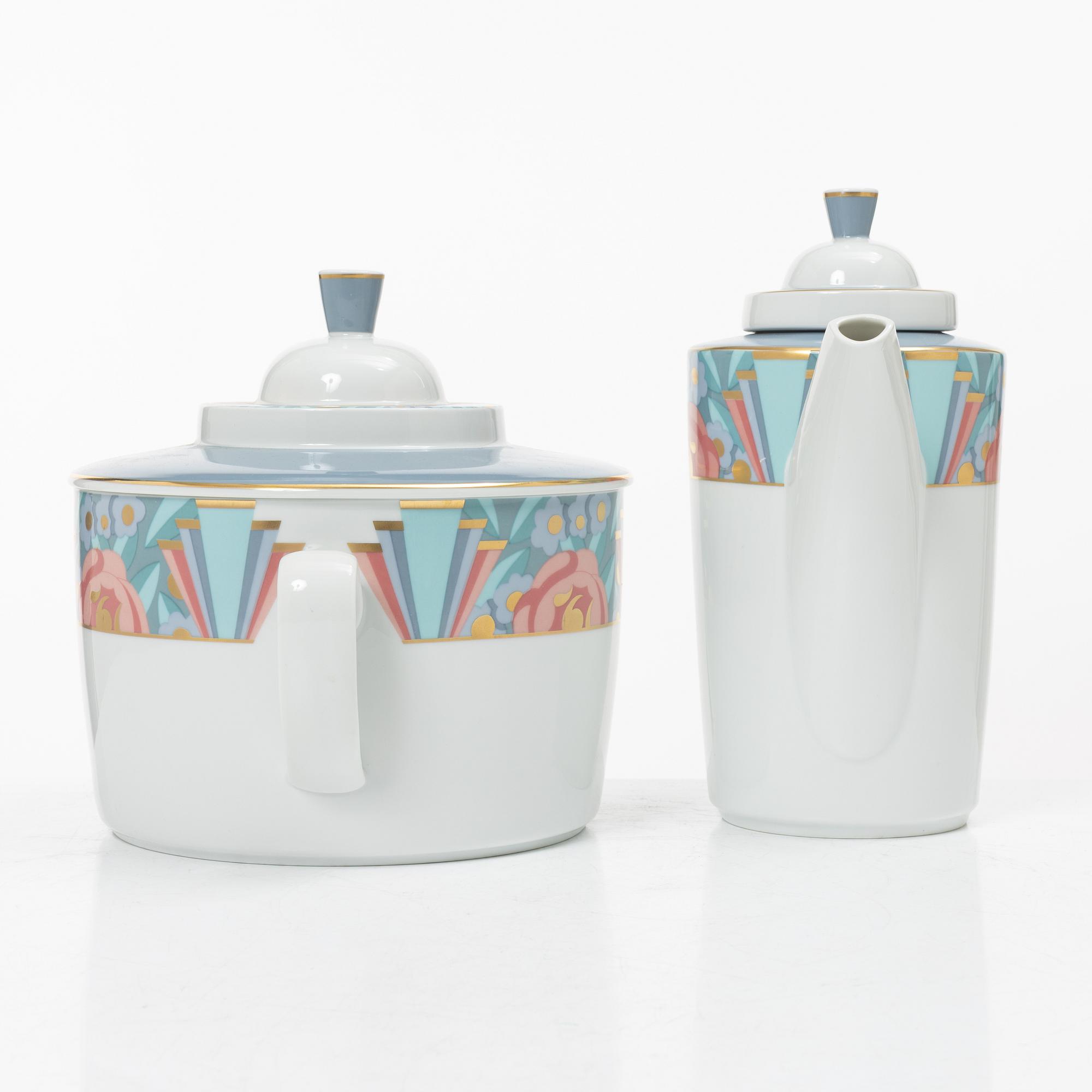 Heikki Orvola, matservis, 77 delar, porslin, "Amoroso",  Rörstrand.