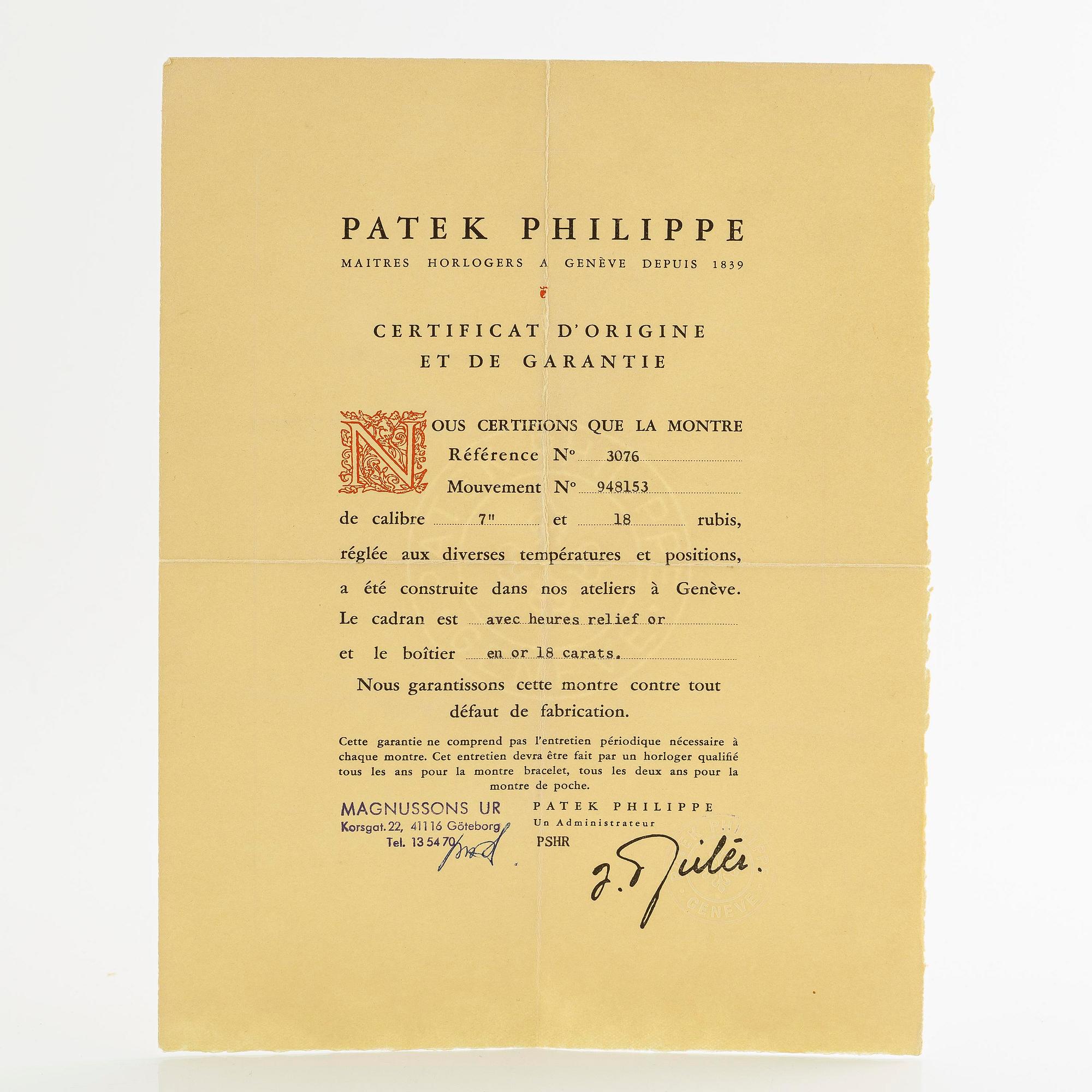 Patek Philippe, "Cocktail watch", ca 1956.