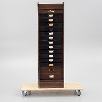 Archive cabinet, first half of the 20th century.