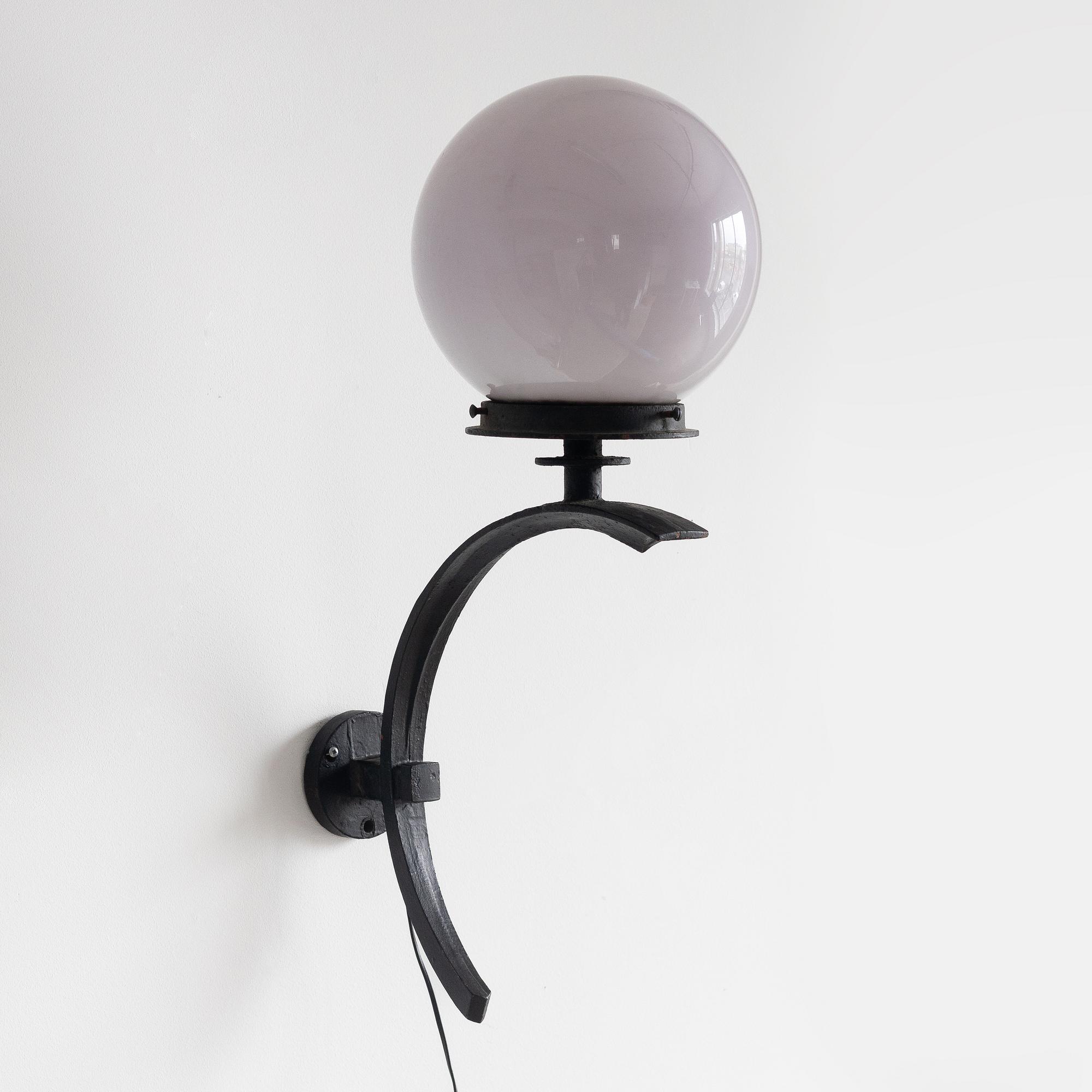 Cebe, a wall lamp, model "65698", Svalöv, 1920s-30s.