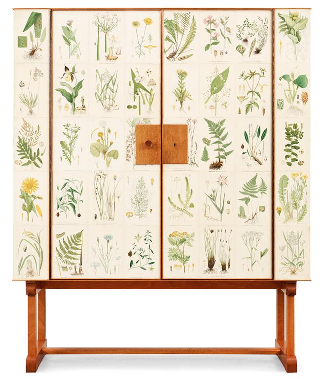 A Josef Frank 'Flora' cabinet, Svenskt Tenn, model 852.