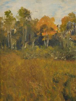 Bruno Liljefors, Autumn landscape.