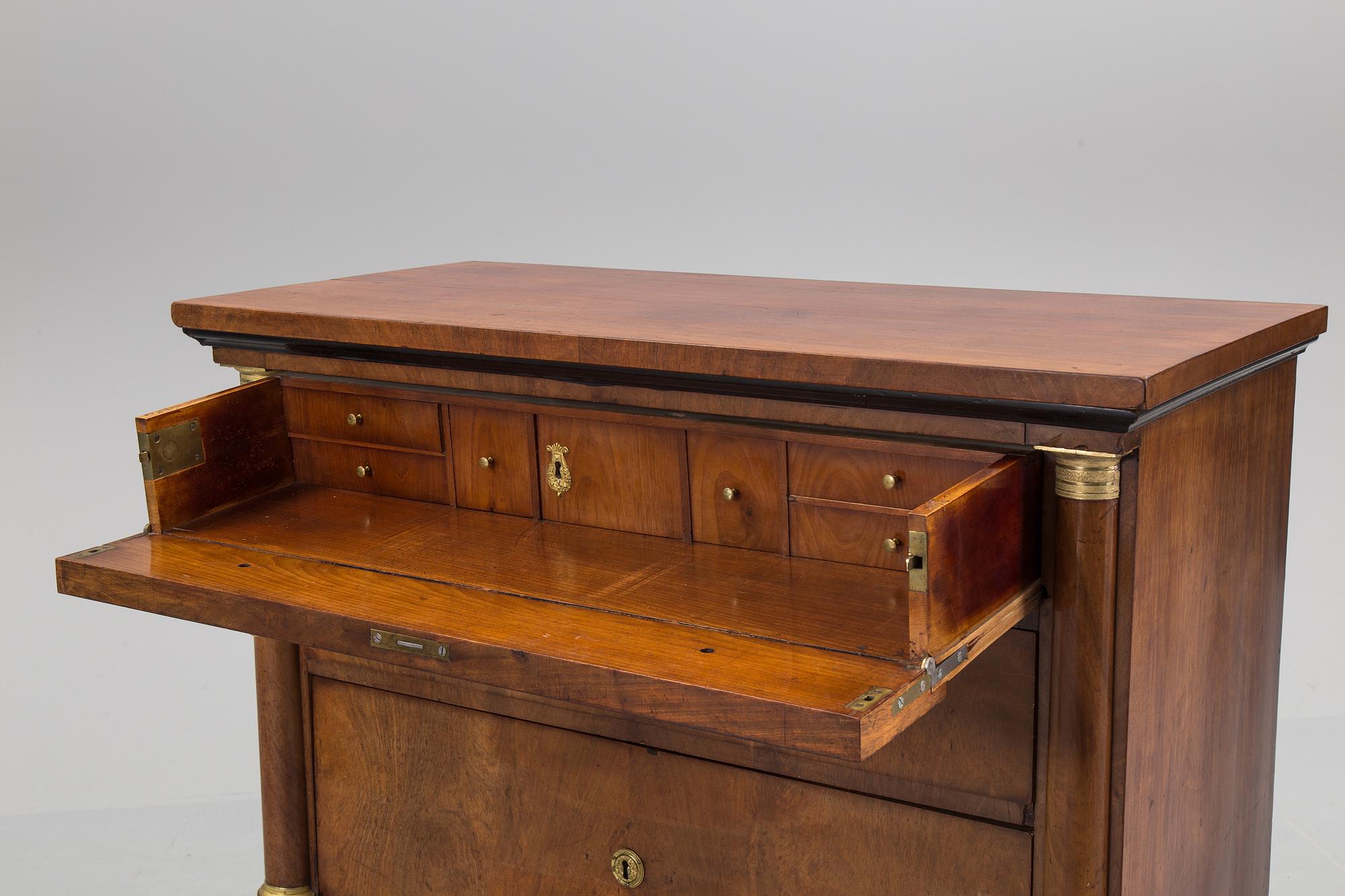 An early 19th century 'Empire' writing bureau.