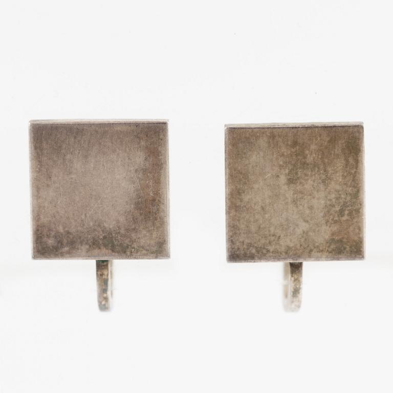 Wiwen Nilsson, earrings, a pair, silver.