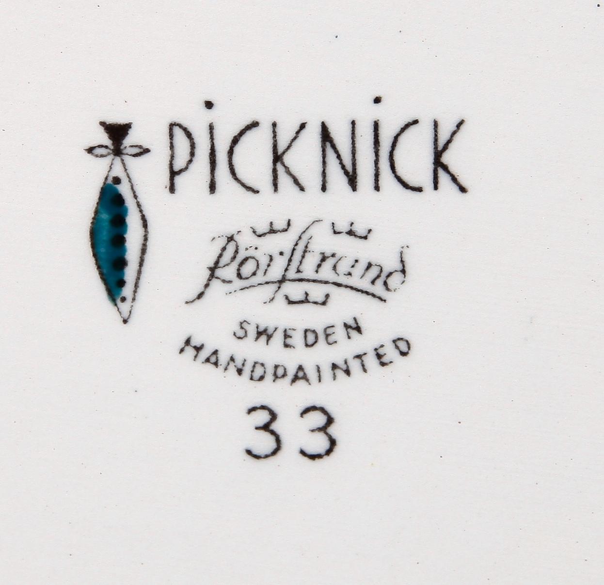 KAROTT samt UPPLÄGGNINGSFAT, "Picknick", Marianne Westman, Rörstrand.