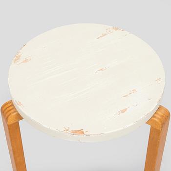 Alvar Aalto, A 1940s '60' stool for  O.Y. Huonekalu- ja Rakennustyötehdas A.B. Finland.