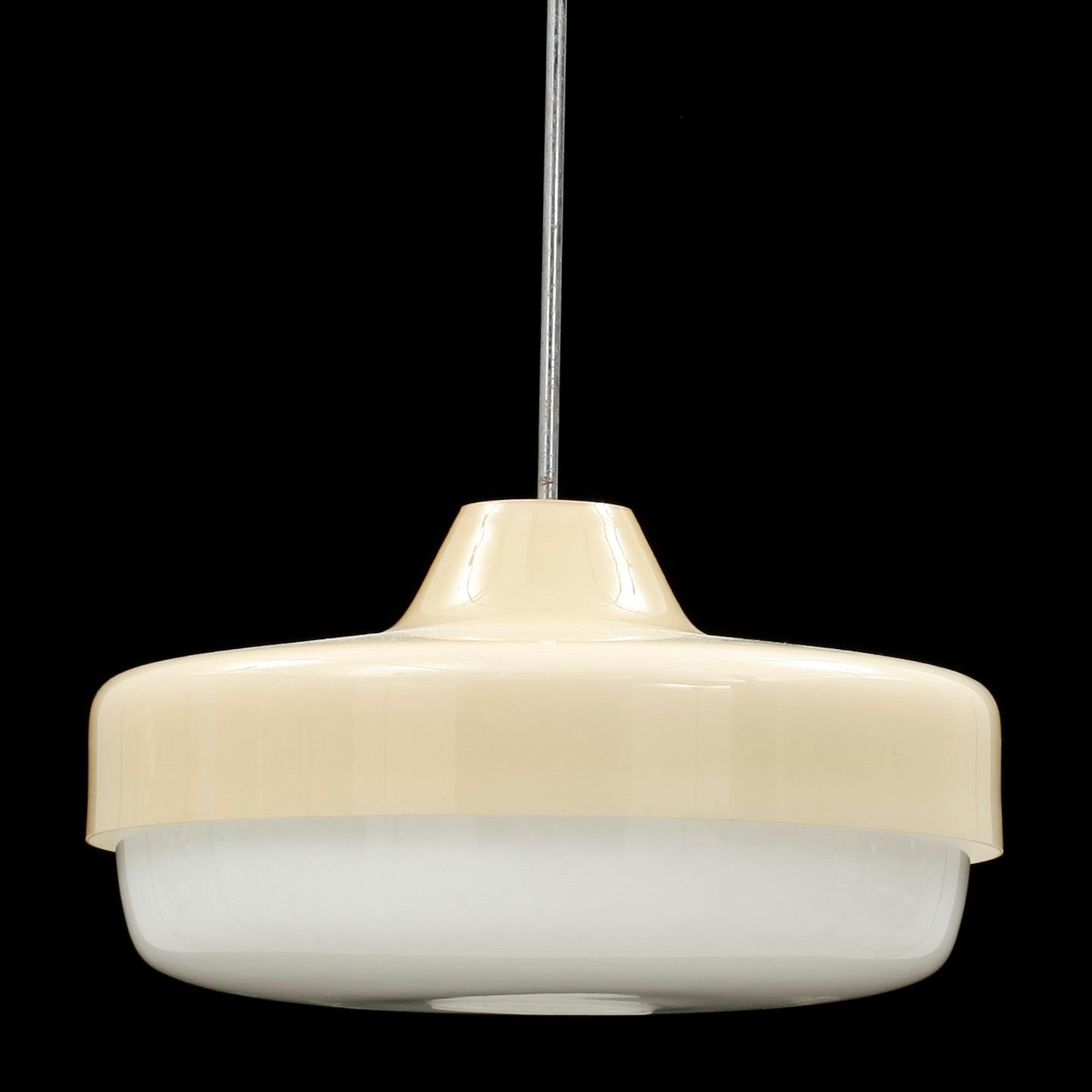 TAKLAMPA, glas, 1900-talets andra hälft.