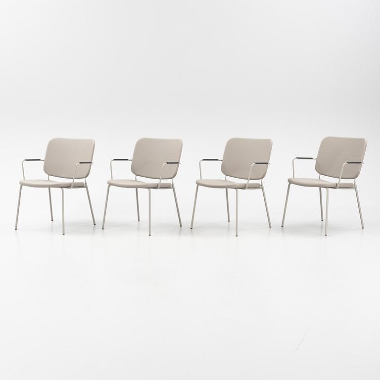 Jens Fager, four 'Feather' chairs, Edsbyn, 2016.