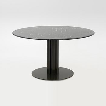 Louise Roe, a 'Roundabout' dining table with marble top.