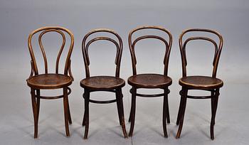 STOLAR, 4 st, snarlika, Thonet-typ, 1900-tal.