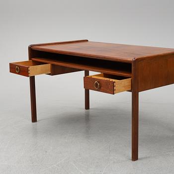A mahogany desk, mid 20th Century.