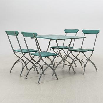 Garden group 4 pcs Grythyttan "Bryggeriserien" second half of the 20th century.