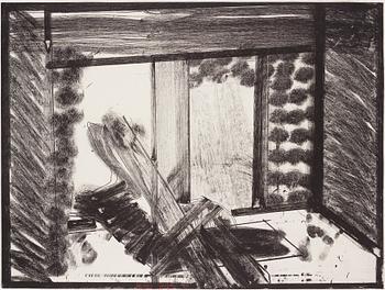 Howard Hodgkin, etching. Signed and numbered 96/100. Dated -79.