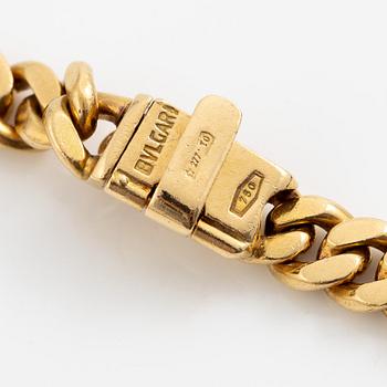 Bulgari a necklace "Monete" 18K gold with an ancient coin.