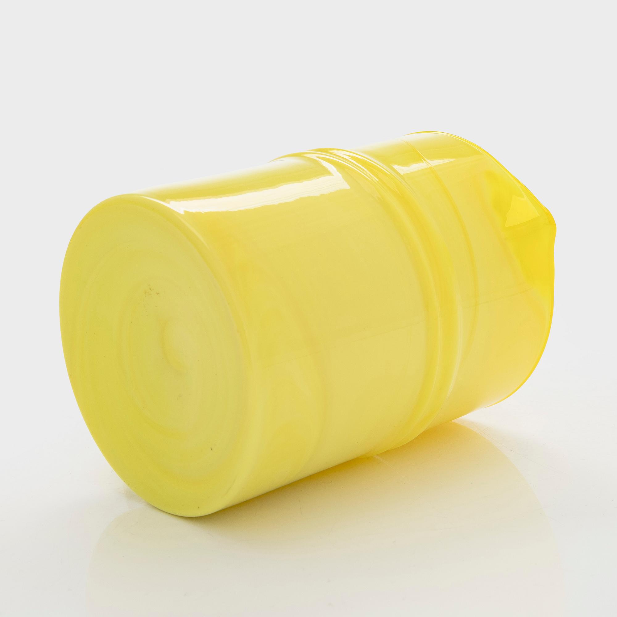 Timo Sarpaneva, a set of nine 'Ripple' drinking glasses and a pitcher, models 2424 and 2054, for Iittala.