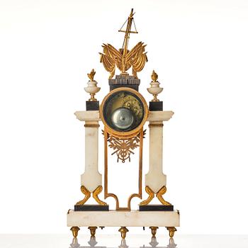 A Louis XVI 18th century mantel clock.