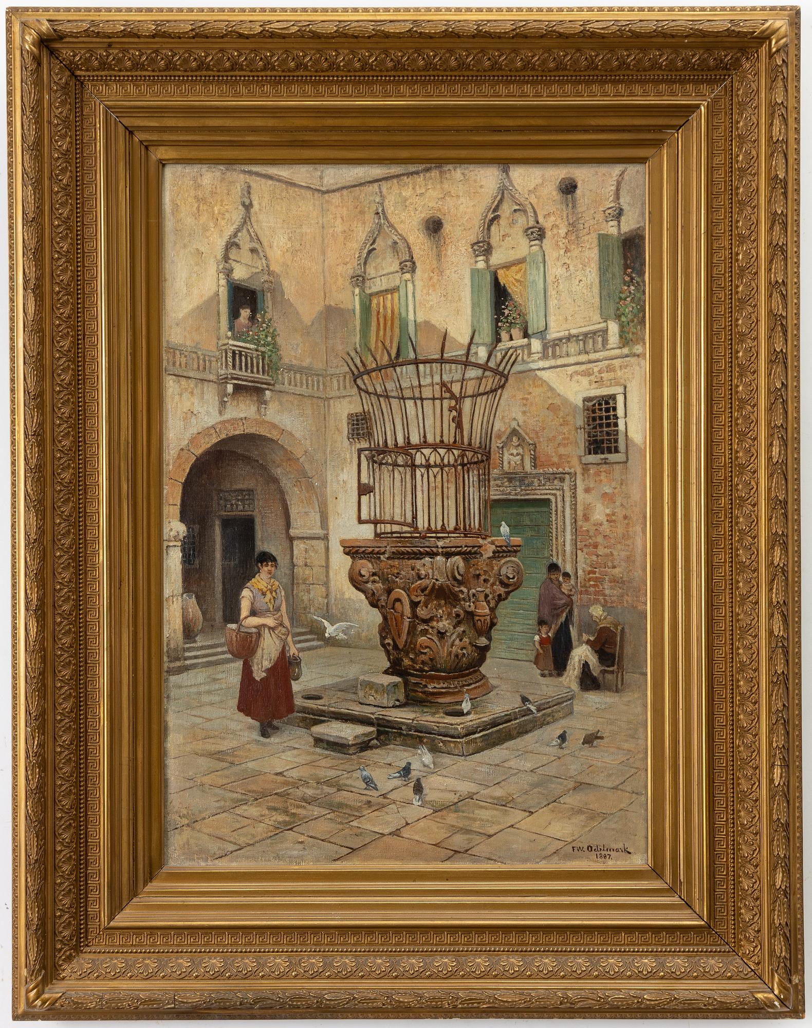 Frans Wilhelm Odelmark, By the Fountain.