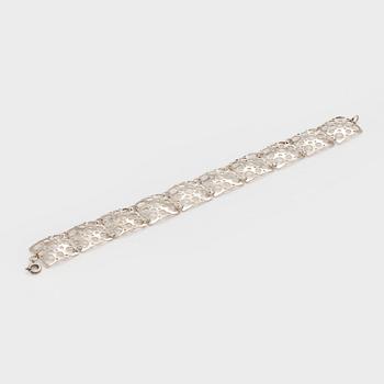 Liisa Vitali, bracelet, "Lace", silver, Wersterback 1971.