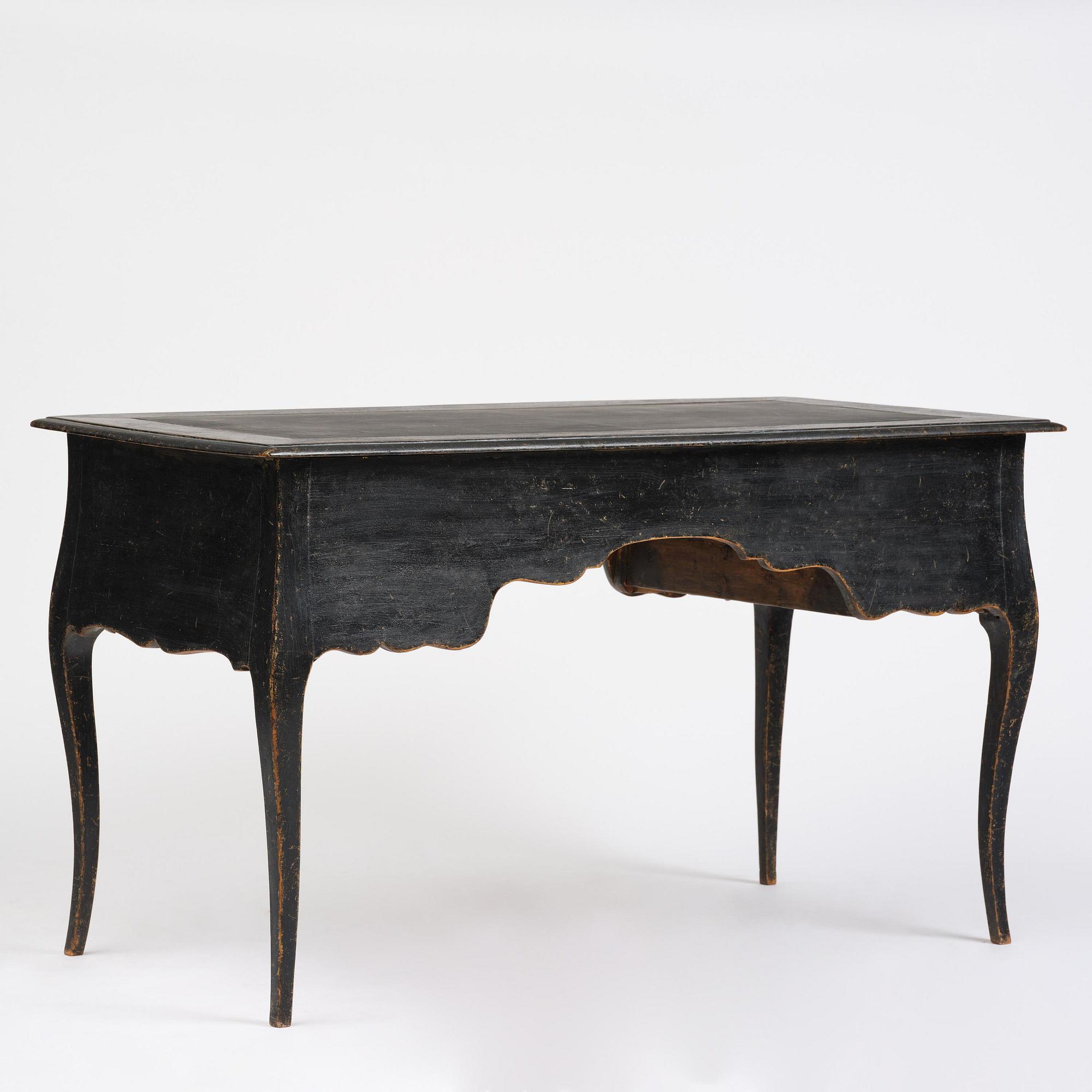 A Swedish rococo desk by L. Bolin (master in Stockholm 1759-1801).