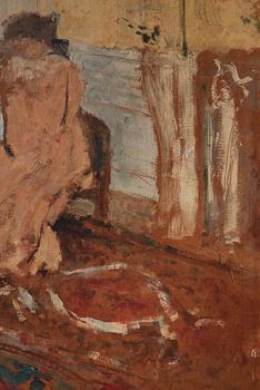 Edouard Vuillard, "Madame Arthur Fontaine au tapis de Smyrne".