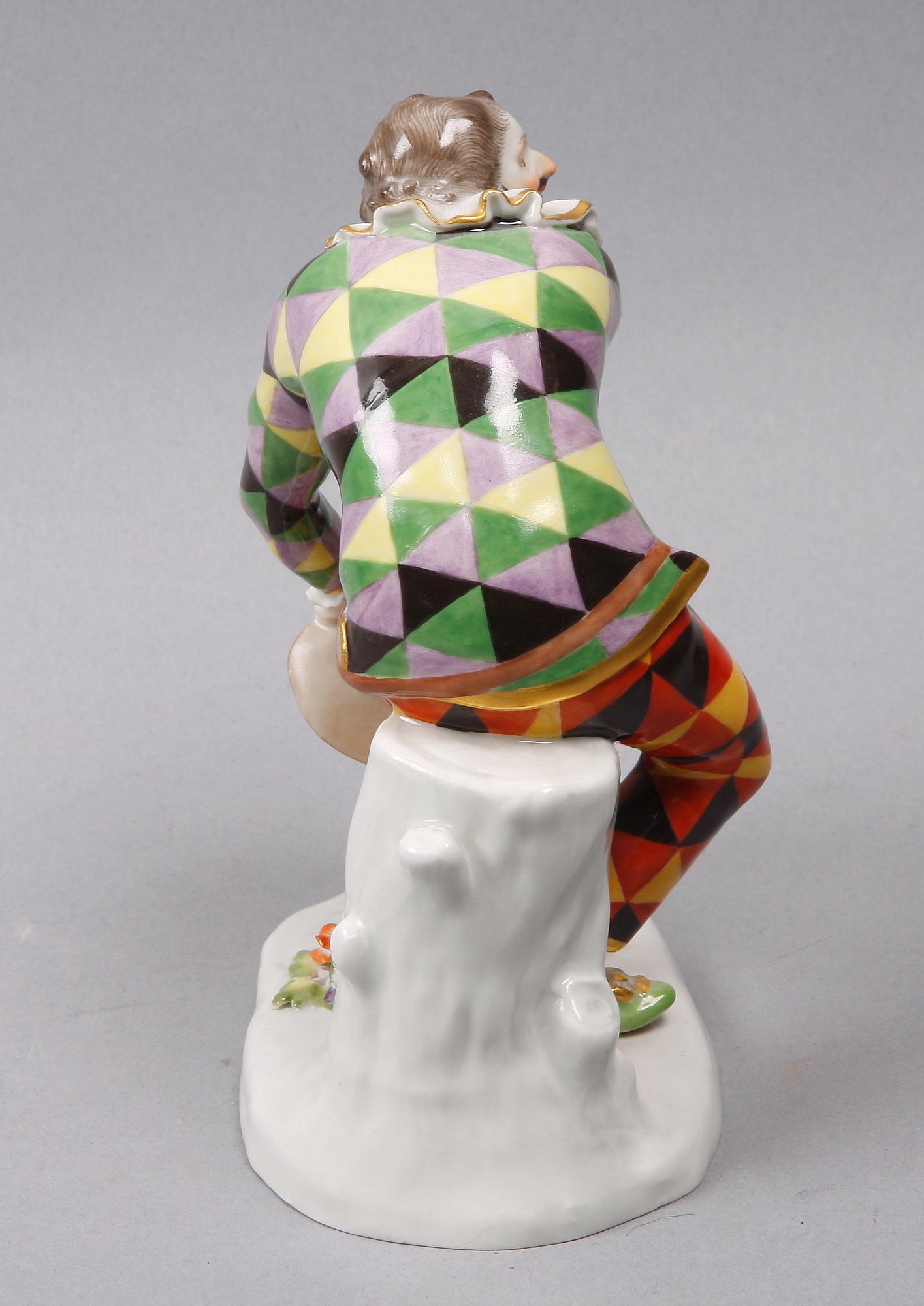 FIGURIN, porslin, Meissen. 1900-talets början.