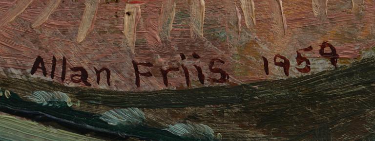 ALLAN FRIIS, olja på duk, sign o at 1959.